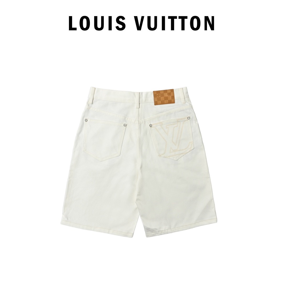 Louis Vuitton 路易威登 25SS 口袋logo牛仔短裤-Chinese UA Cheap High Quatity Brand Clothes Bags handbags Sneakers wholesale wholesaler seller from China Factory suppliers Fashion Clothing Shoes best Quality Beautiful Price Louis Vuitton 路易威登 25SS 口袋logo牛仔短裤
