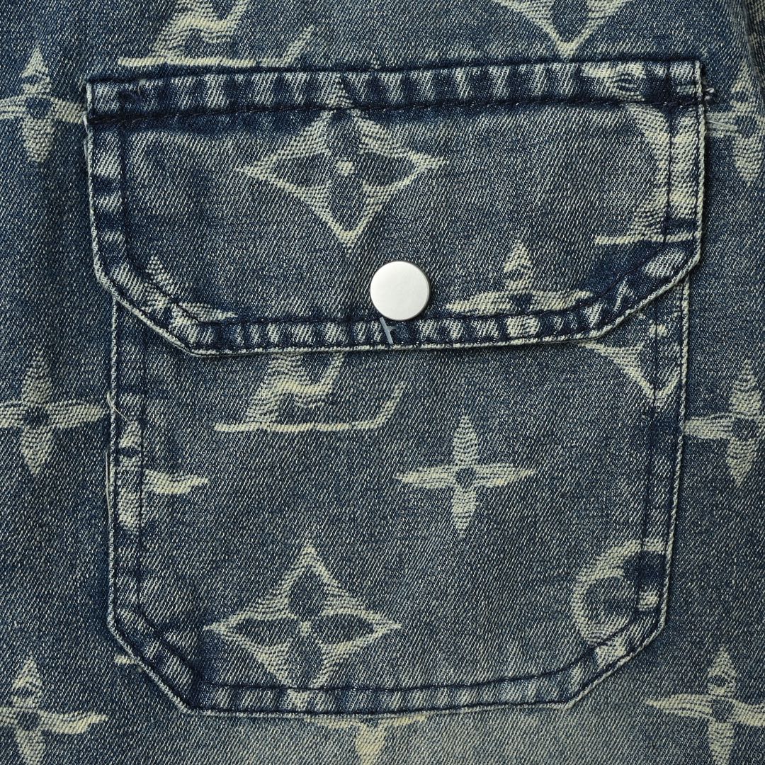Louis Vuitton路易威登24ss新款老花牛仔短袖衬衫-Chinese UA Cheap High Quatity Brand Clothes Bags handbags Sneakers wholesale wholesaler seller from China Factory suppliers Fashion Clothing Shoes best Quality Beautiful Price Louis Vuitton路易威登24ss新款老花牛仔短袖衬衫