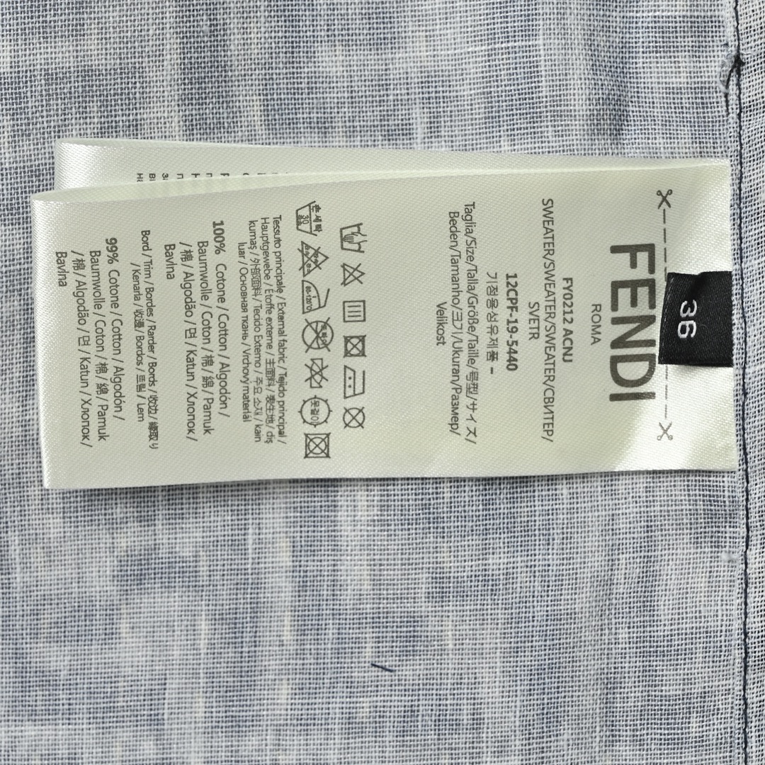 Fendi 芬迪 全幅FF短袖衬衫 定制棉麻混纺面料