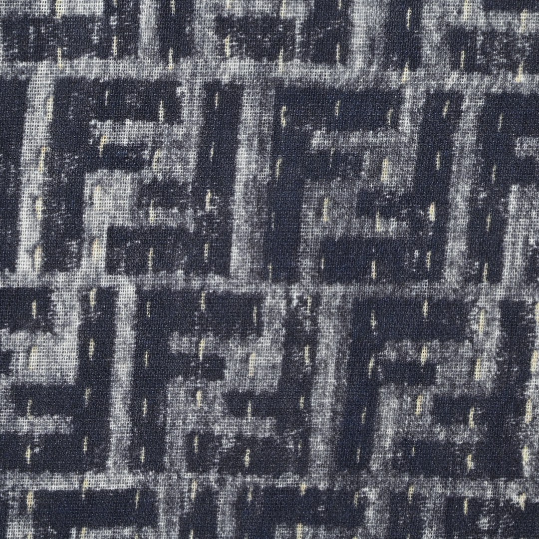 Fendi 芬迪 全幅FF短袖衬衫 定制棉麻混纺面料