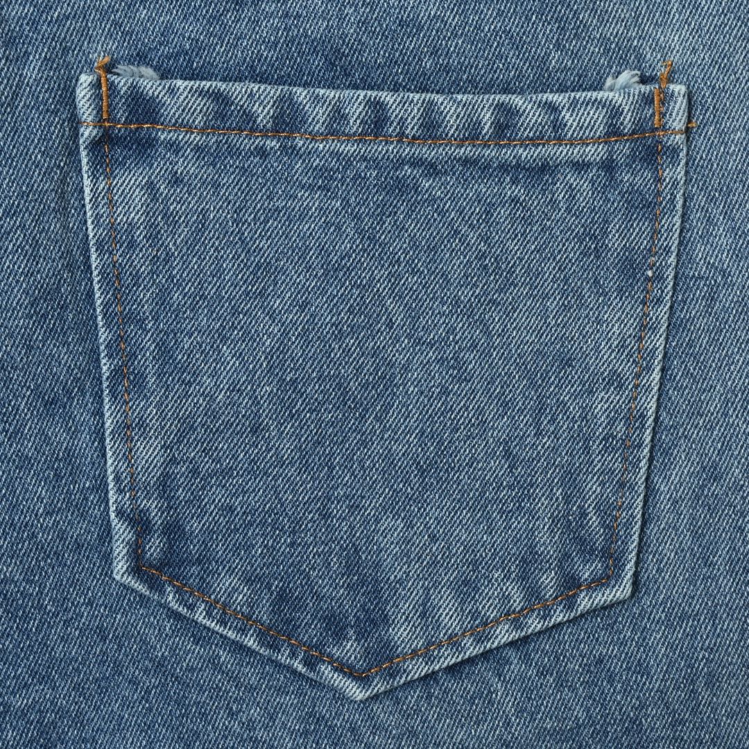 Loewe 罗意威 Anagram单宁牛仔短裤 定制蓝绸密棉牛仔布