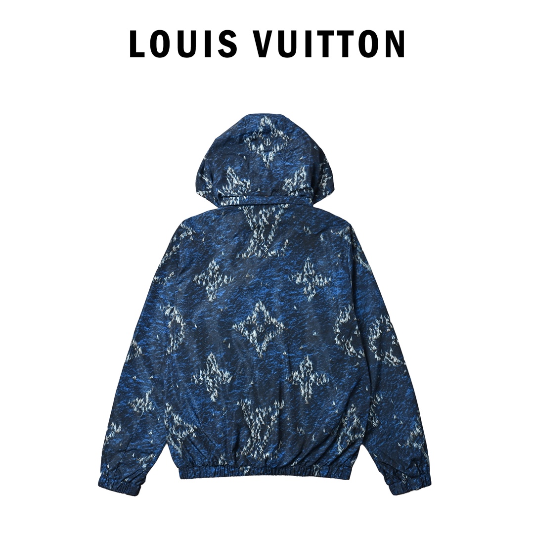 Louis Vuitton 路易威登 25SS 印花防风夹克外套-Chinese UA Cheap High Quatity Brand Clothes Bags handbags Sneakers wholesale wholesaler seller from China Factory suppliers Fashion Clothing Shoes best Quality Beautiful Price Louis Vuitton 路易威登 25SS 印花防风夹克外套