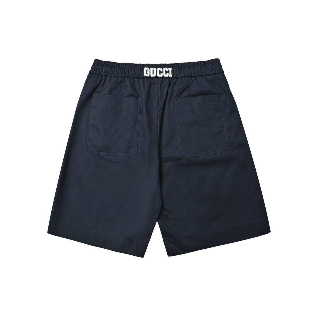 Gucci古驰 彩色抽绳机能风休闲短裤