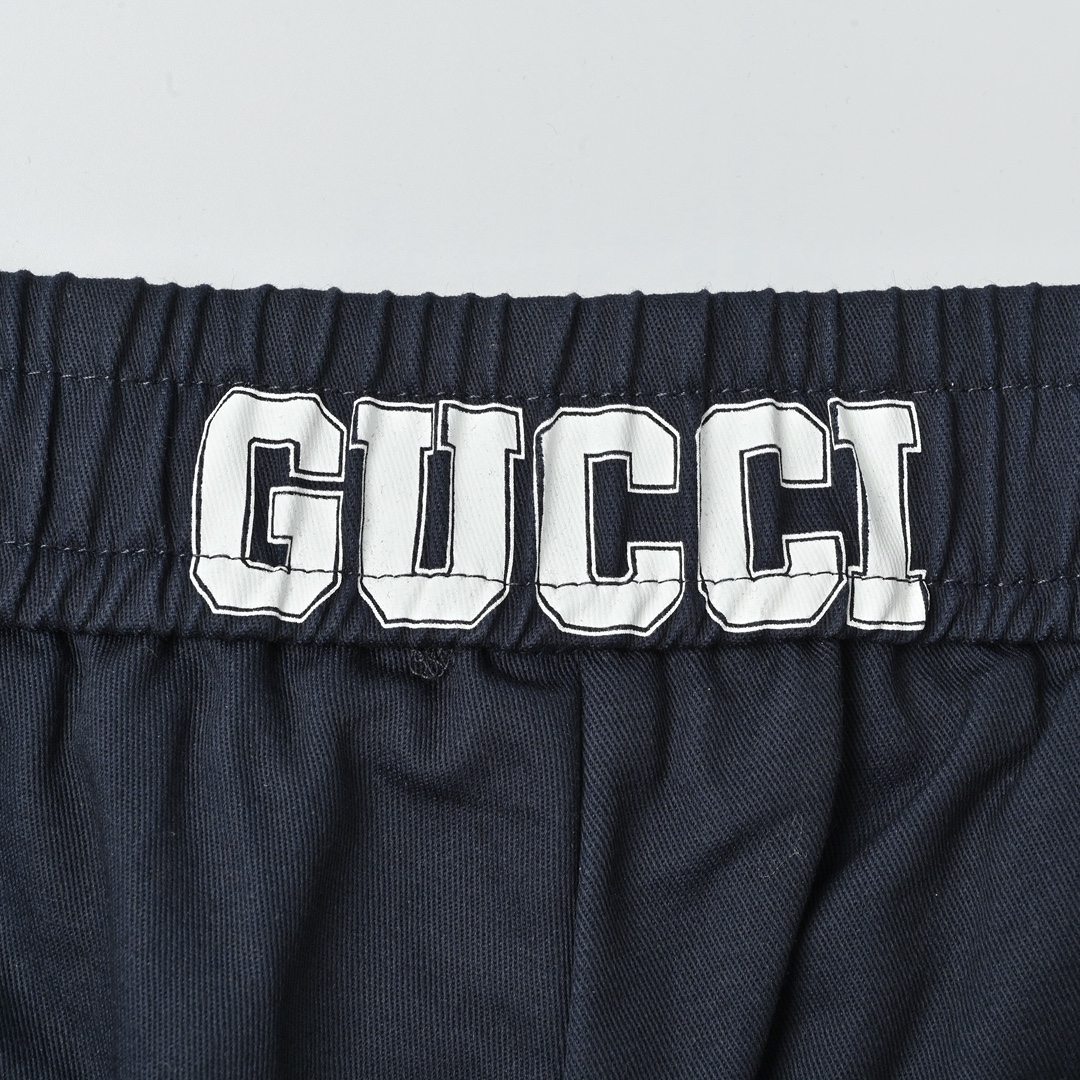 Gucci古驰 彩色抽绳机能风休闲短裤