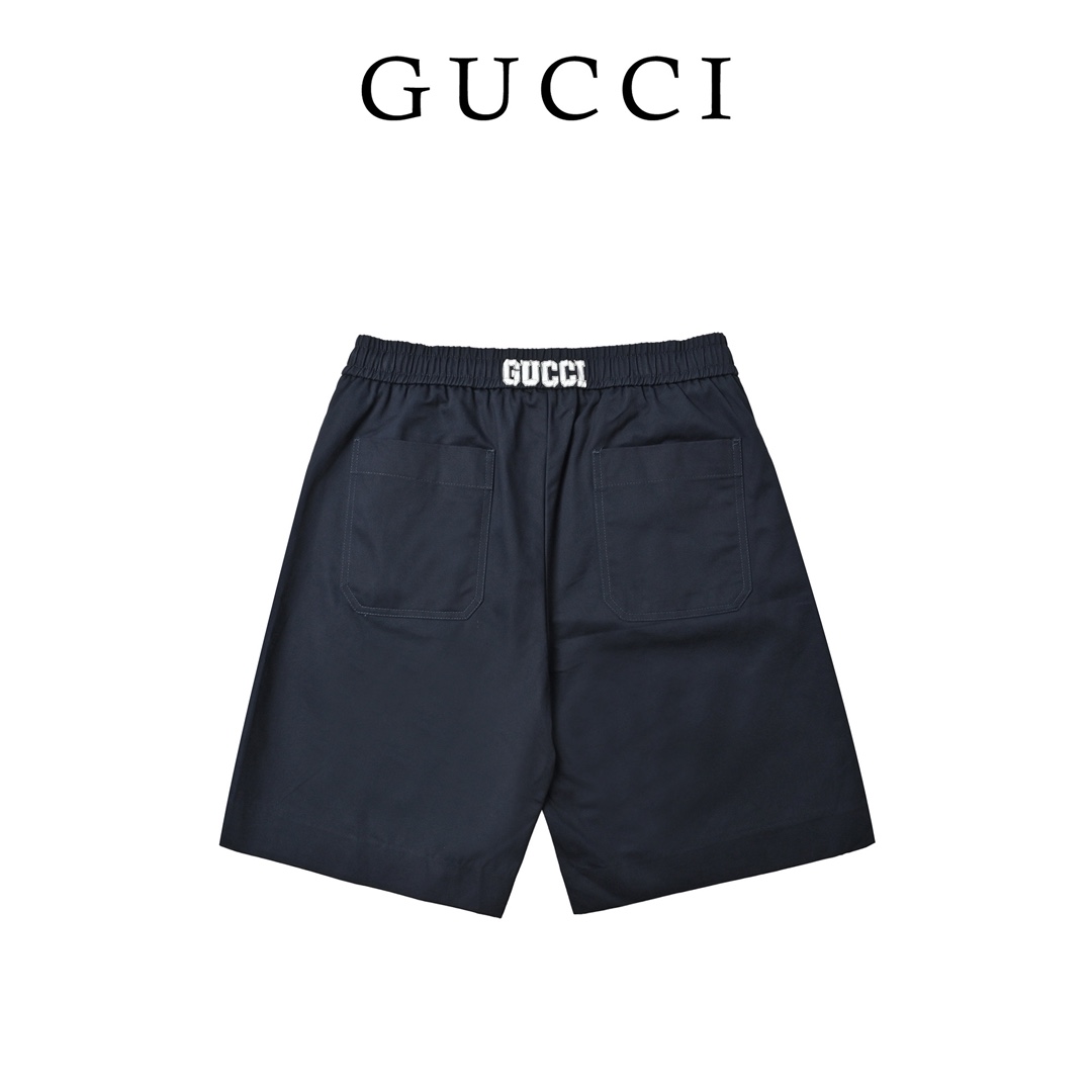Gucci古驰 彩色抽绳机能风休闲短裤
