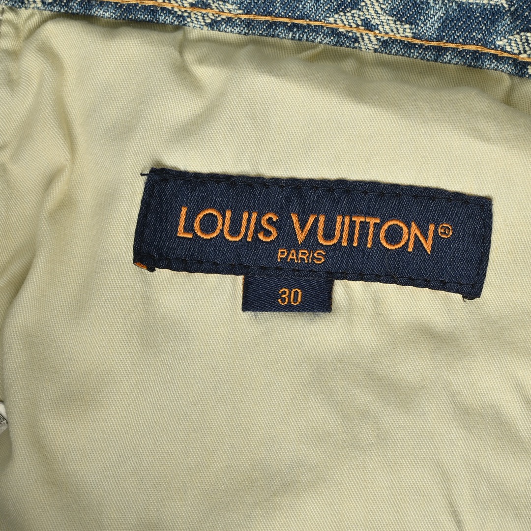 Louis Vuitton 路易威登 火焰提花牛仔裤