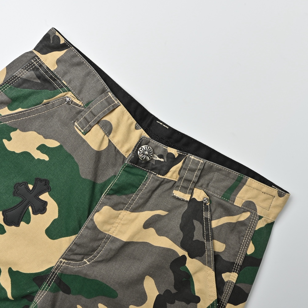 Chrome Heart 克罗心 迷彩套装牛仔短裤