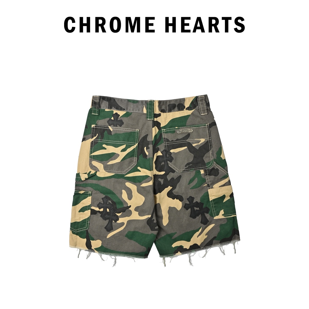 Chrome Heart 克罗心 迷彩套装牛仔短裤
