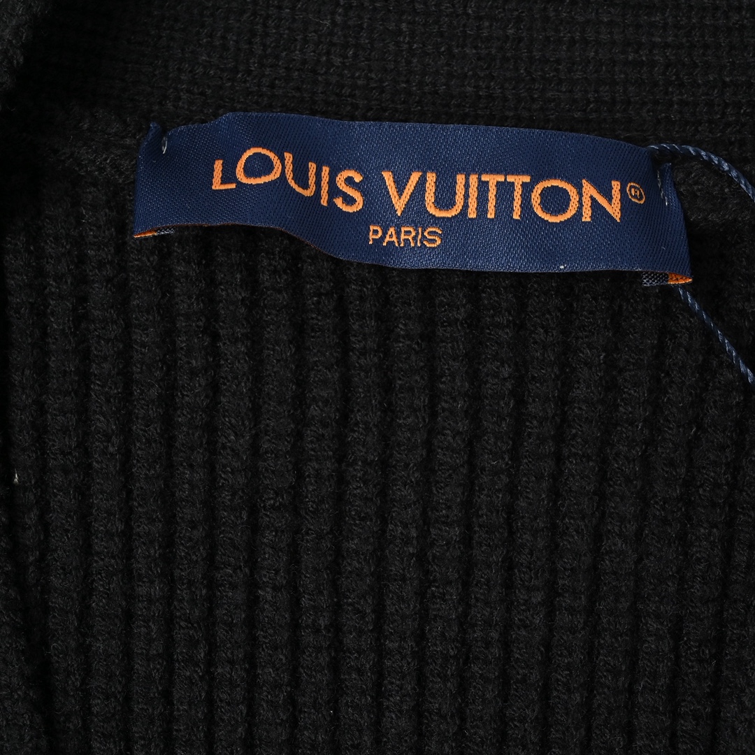 Louis Vuitton 路易威登 2025新款 Monogram花卉刺绣字母针织开衫毛衣