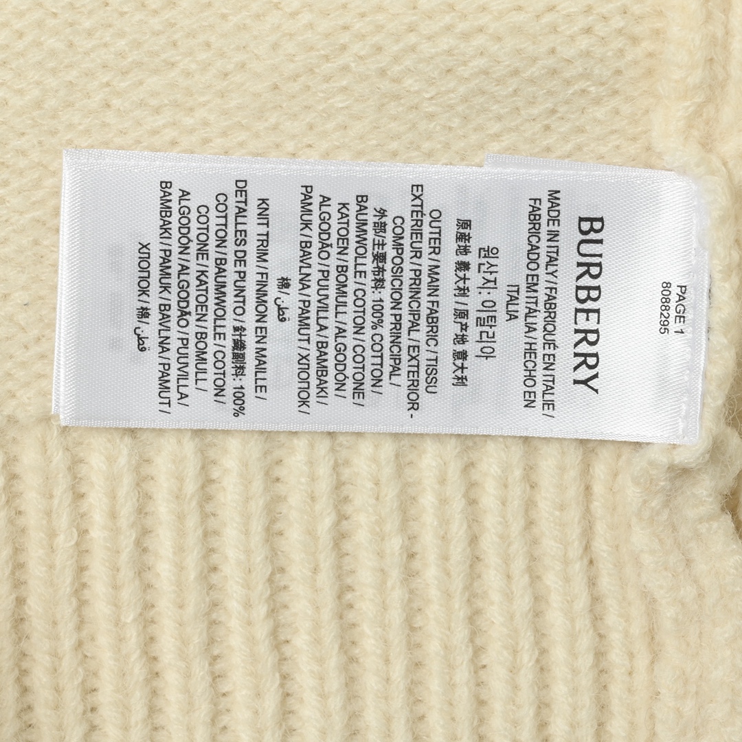 Burberry 巴宝莉 大战马蓝标山羊绒提花毛衣