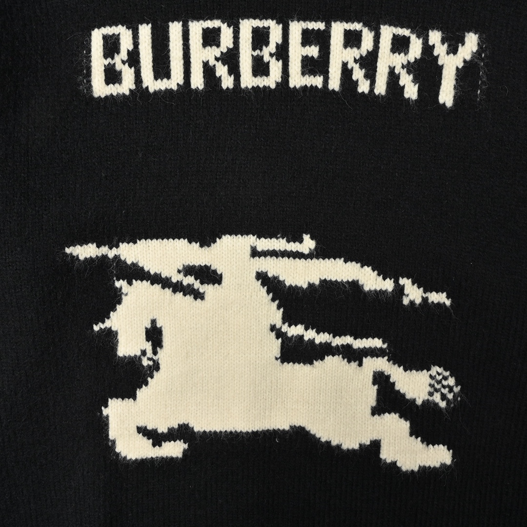 Burberry 巴宝莉 大战马山羊绒提花毛衣-High Quatity Cheap Brand wholesale wholesaler seller Clothes Bags handbags Sneakers Top Fashion Clothing Shoes from China Factory Chinese suppliers best Quality Beautiful Price Burberry 巴宝莉 大战马山羊绒提花毛衣