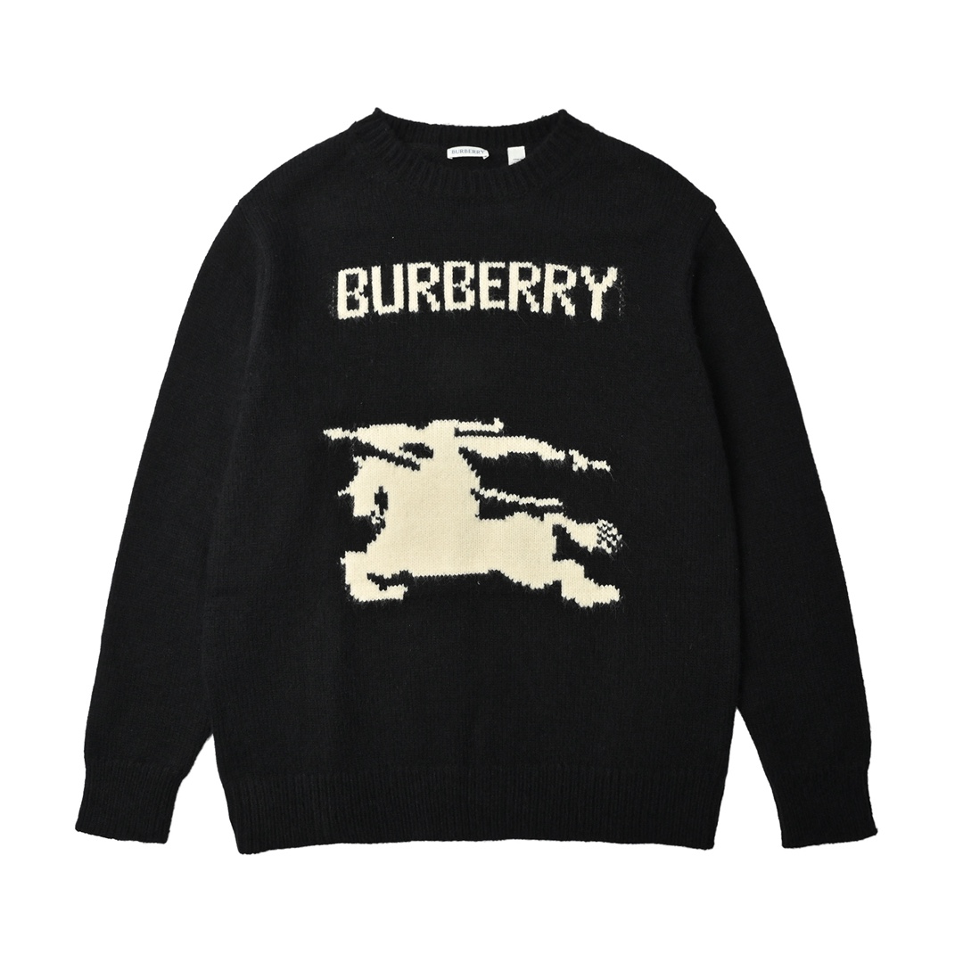 Burberry 巴宝莉 大战马山羊绒提花毛衣-High Quatity Cheap Brand wholesale wholesaler seller Clothes Bags handbags Sneakers Top Fashion Clothing Shoes from China Factory Chinese suppliers best Quality Beautiful Price Burberry 巴宝莉 大战马山羊绒提花毛衣