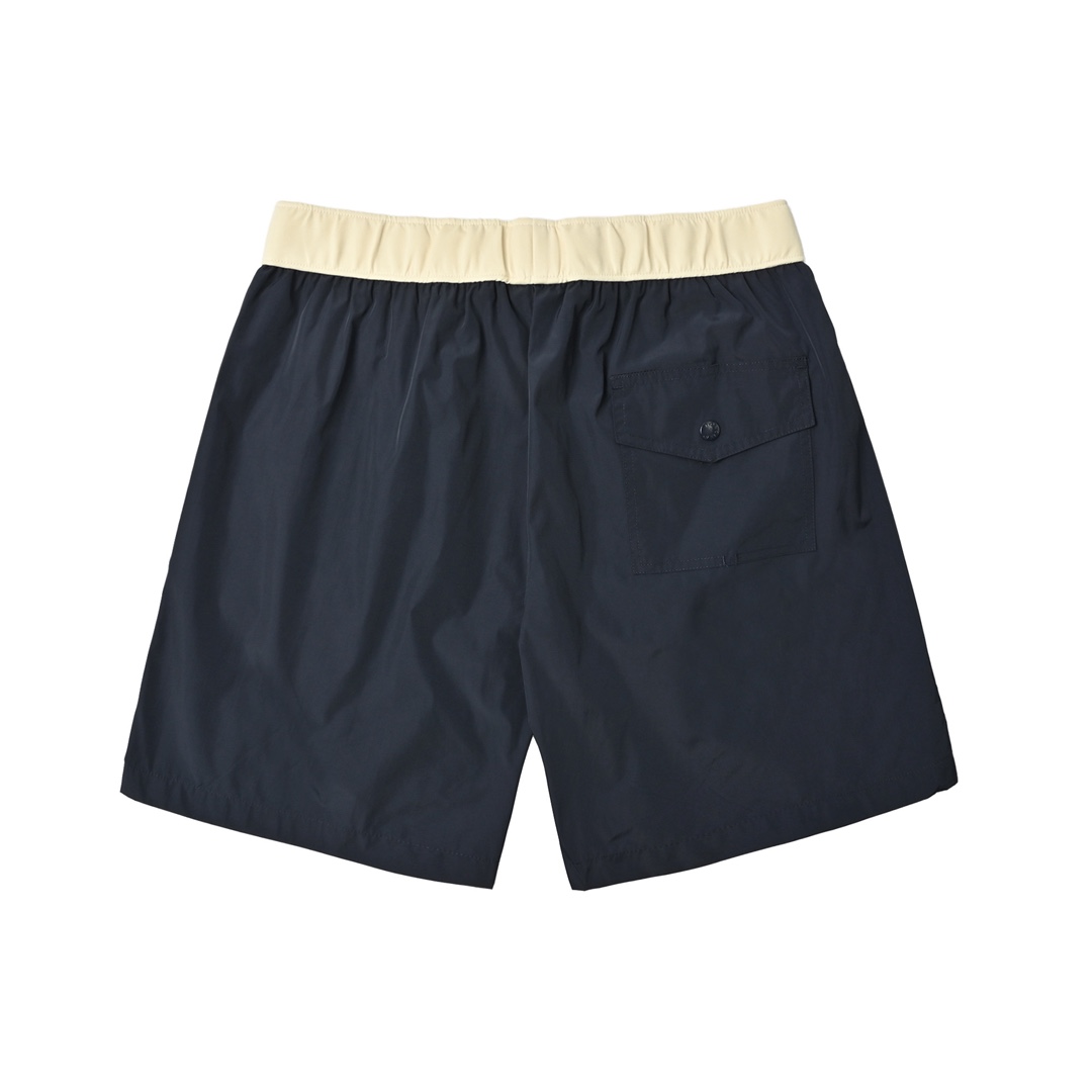 MONCLER 蒙口 小标拼接沙滩短裤