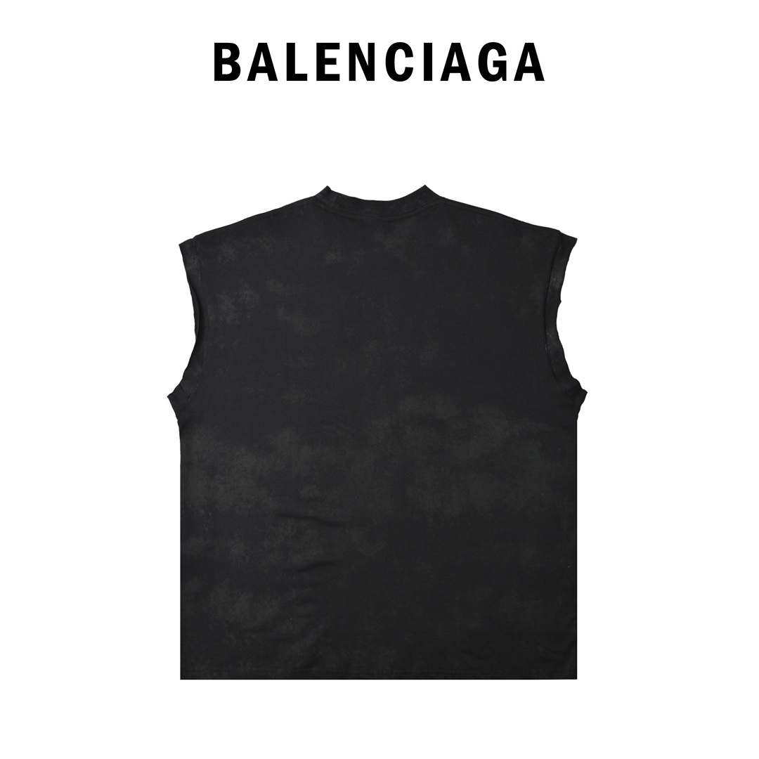 Balenciaga 巴黎世家 25ss 都市夜景印花背心短袖