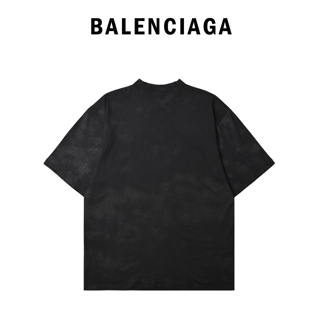 Balenciaga 巴黎世家 25ss 都市夜景印花短袖