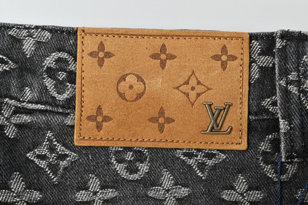 Louis Vuitton 路易威登 22FW 小红人破坏提花牛仔裤