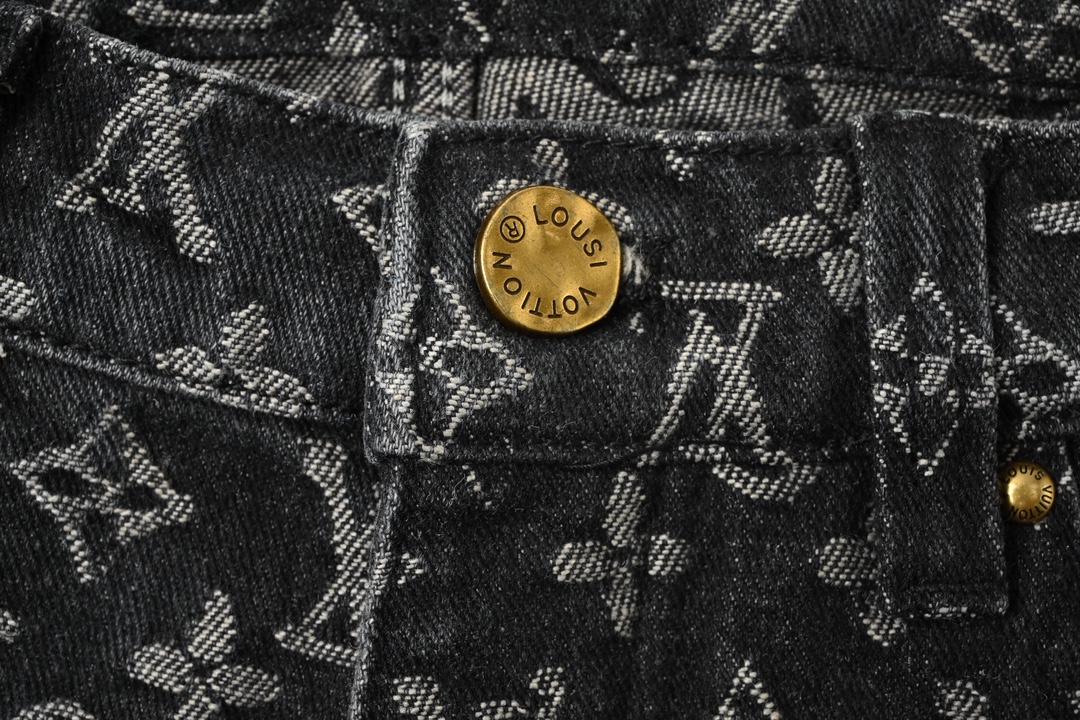 Louis Vuitton 路易威登 22FW 小红人破坏提花牛仔裤