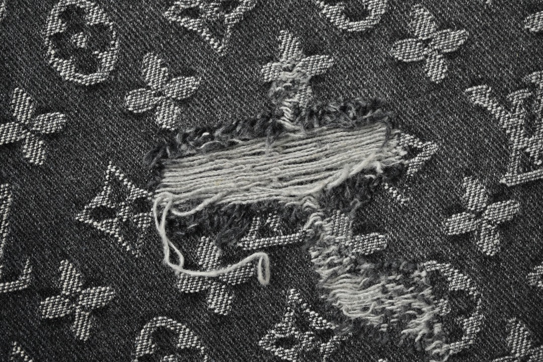 Louis Vuitton 路易威登 22FW 小红人破坏提花牛仔裤