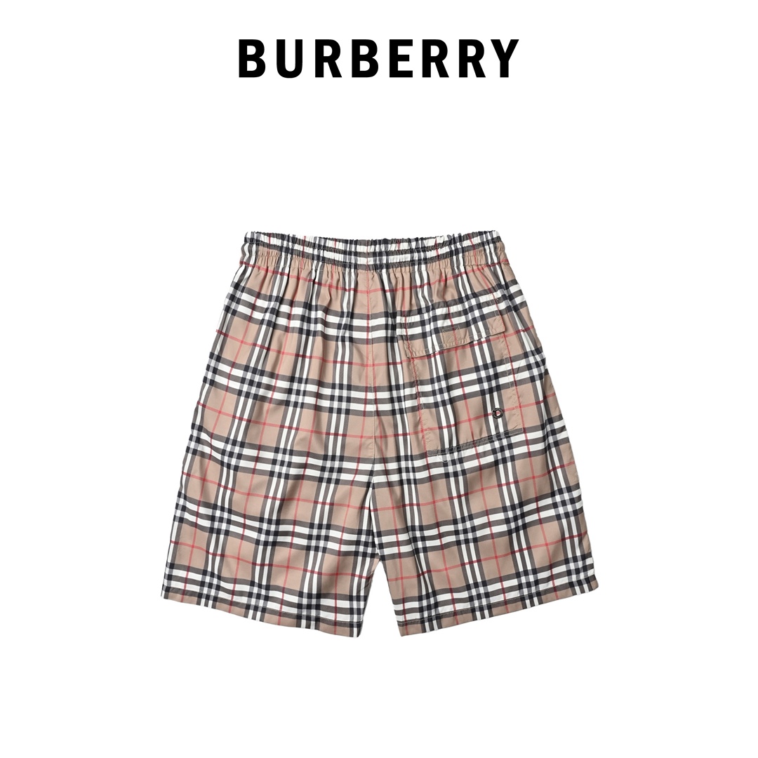 Burberry 巴宝莉 经典格纹抽绳短裤 Vintage 复古格短裤