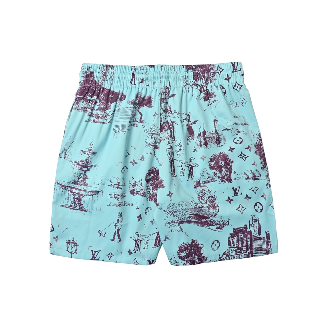 Louis Vuitton 路易威登 23ss公园印花短裤