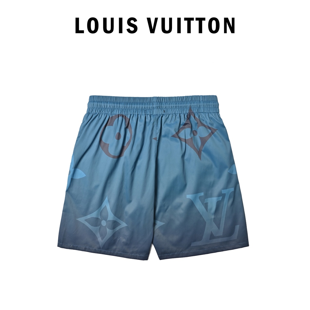 Louis Vuitton 路易威登 大印花图案渐变短裤 一款夏日短裤