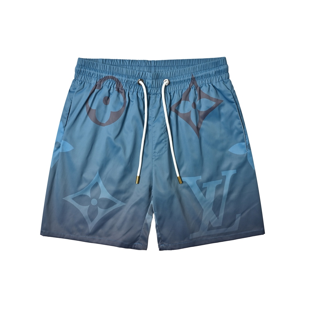 Louis Vuitton 路易威登 大印花图案渐变短裤 一款夏日短裤