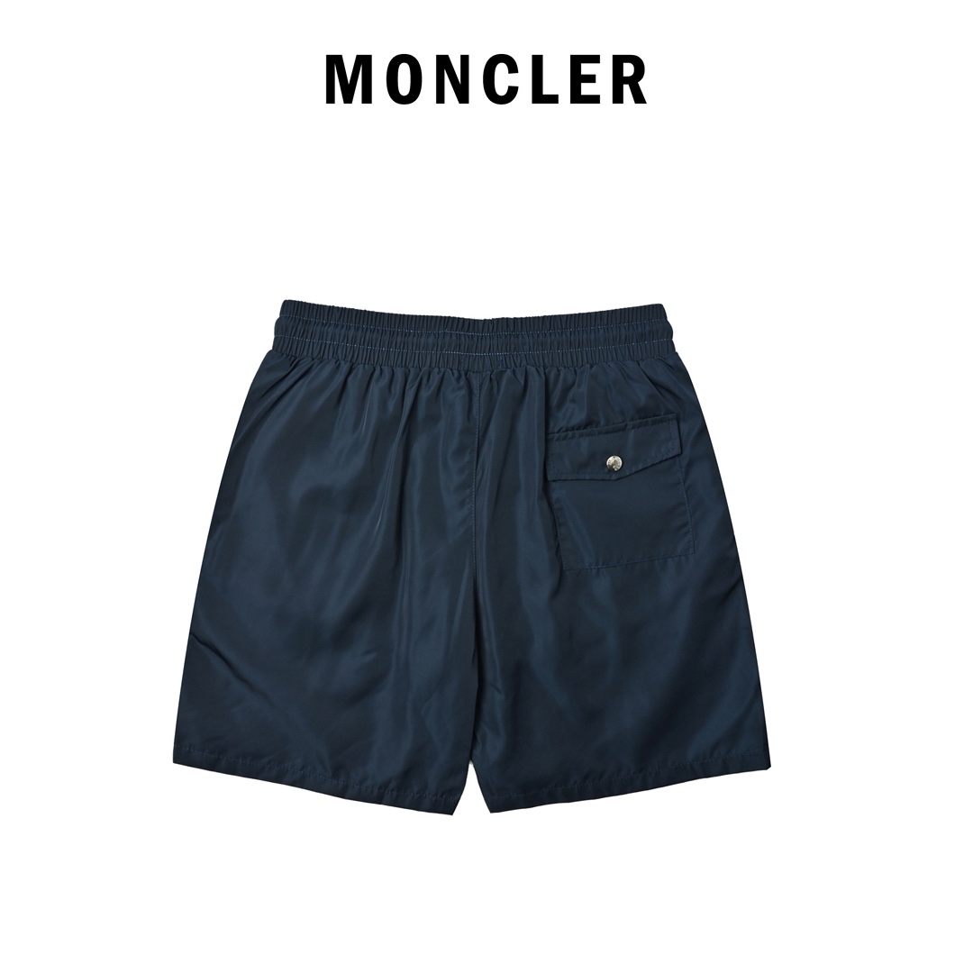 Moncler/蒙口 25ss 侧边织带短裤 灰色
