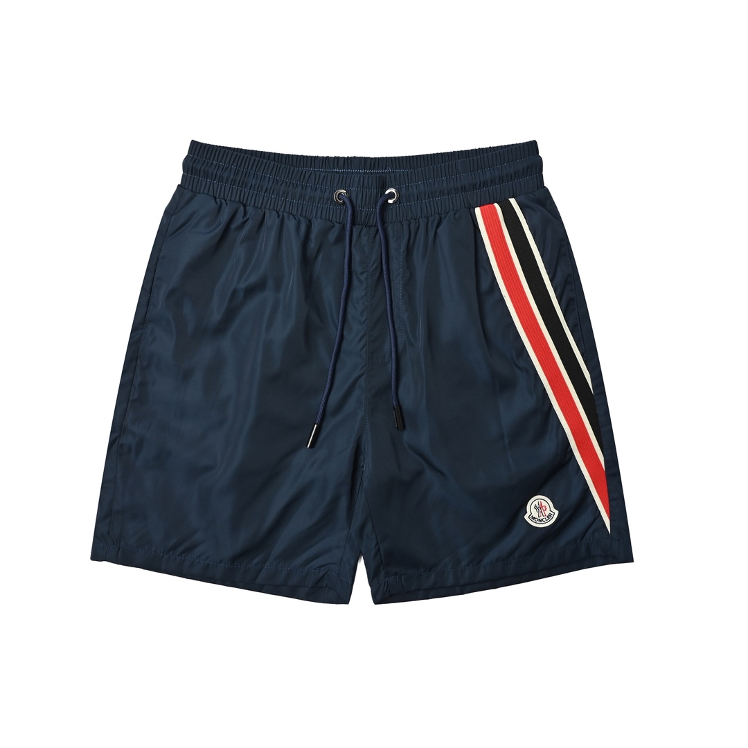 Moncler/蒙口 25ss 侧边织带短裤 灰色