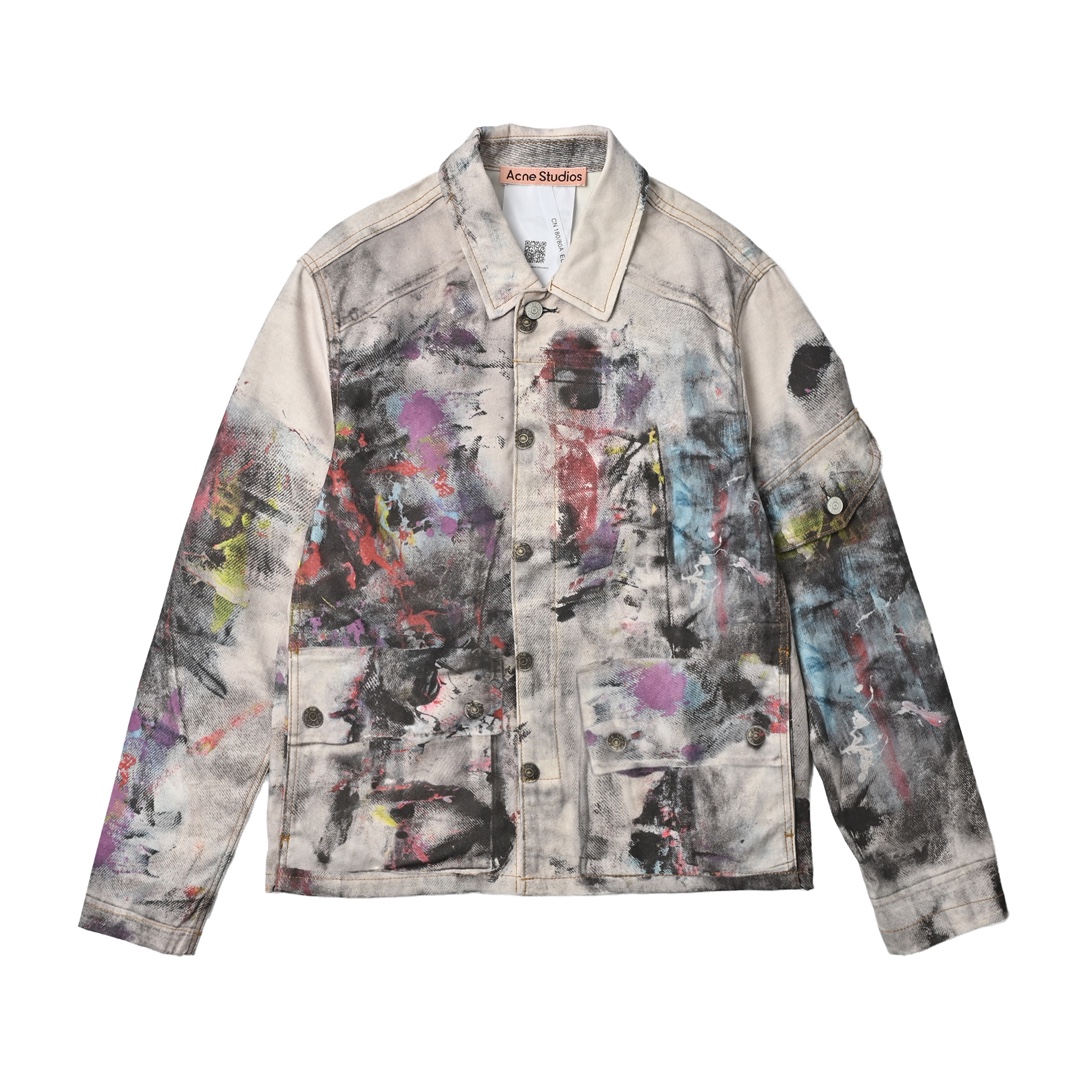 Acne Stuidios 泼墨套装夹克外套