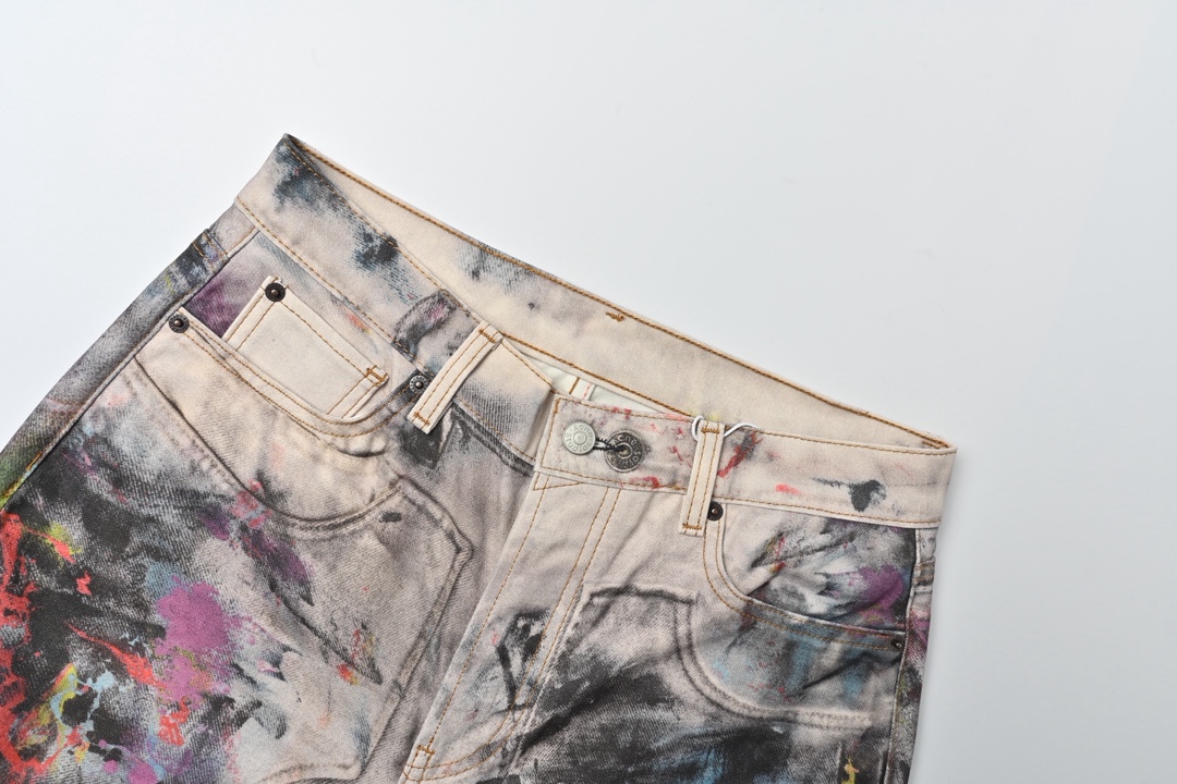 Acne Stuidios 泼墨套装工装牛仔裤