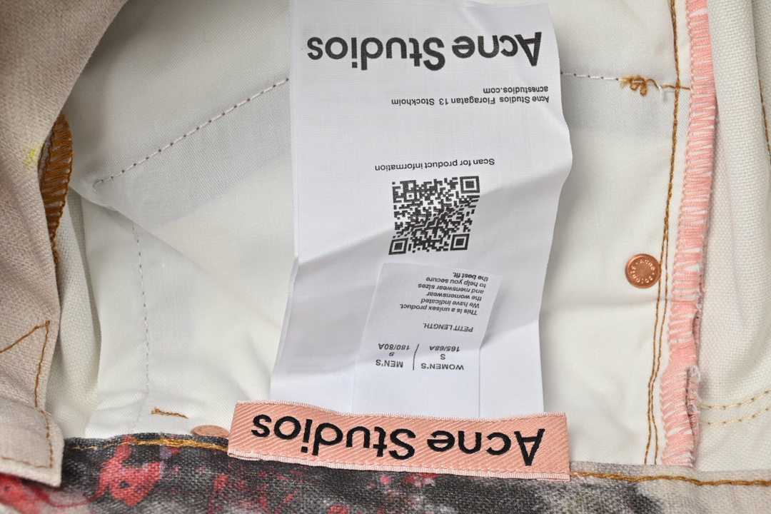 Acne Stuidios 泼墨套装工装牛仔裤