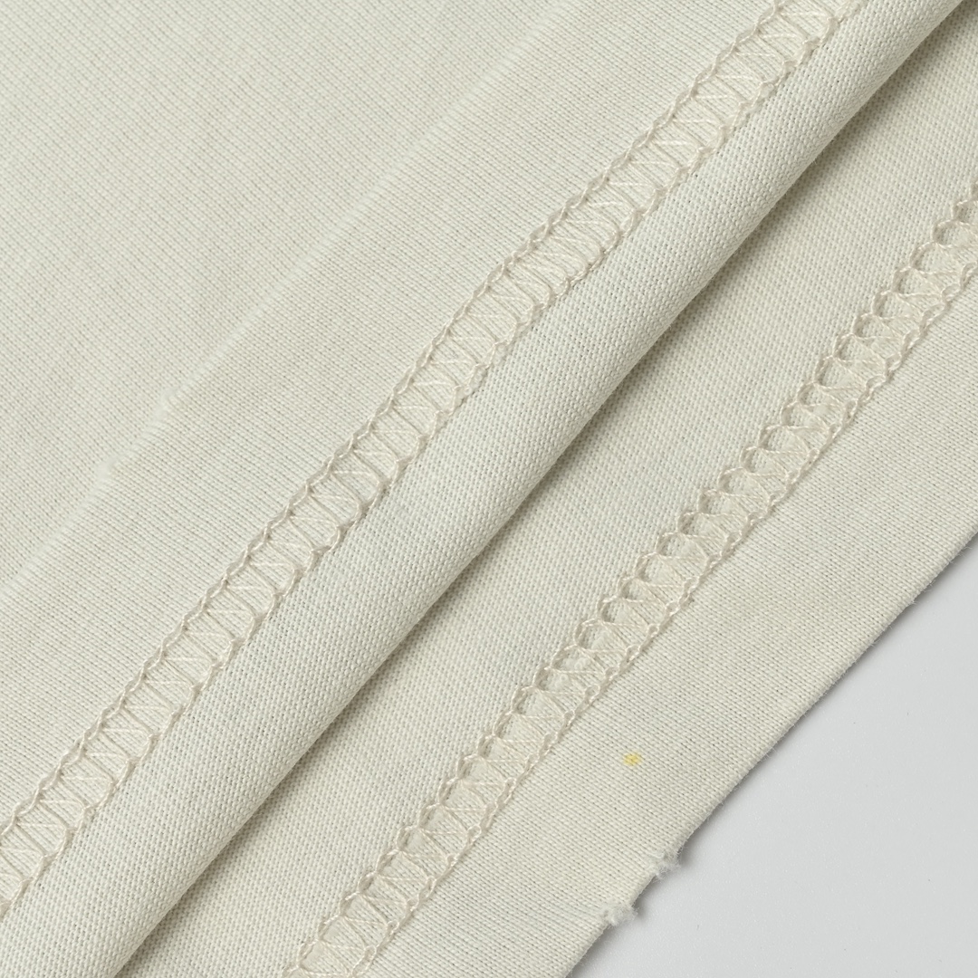 Balenciaga巴黎世家 克莱因蓝前后刺绣字母短袖T恤