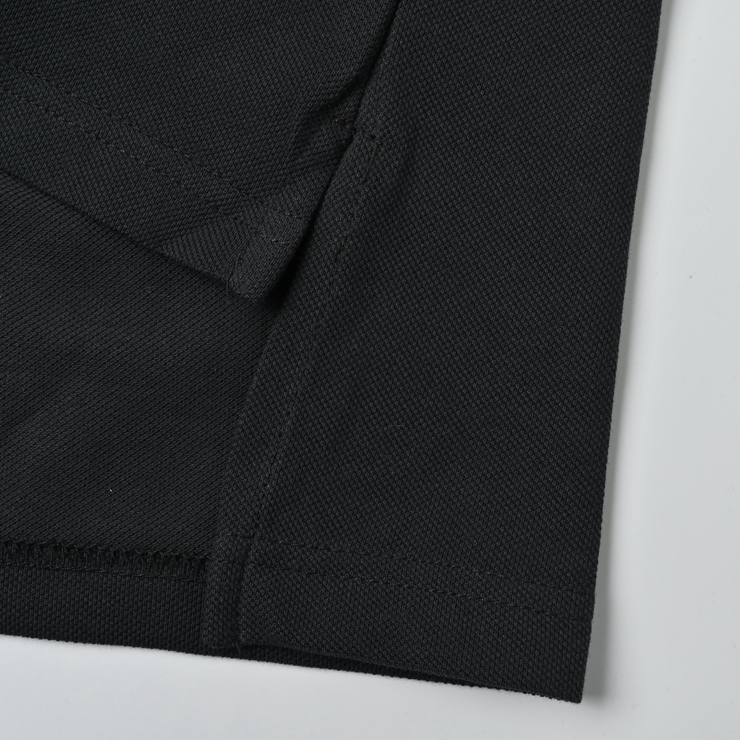 Balenciaga巴黎世家 新款可乐海浪Polo衫短袖 经典的黑白