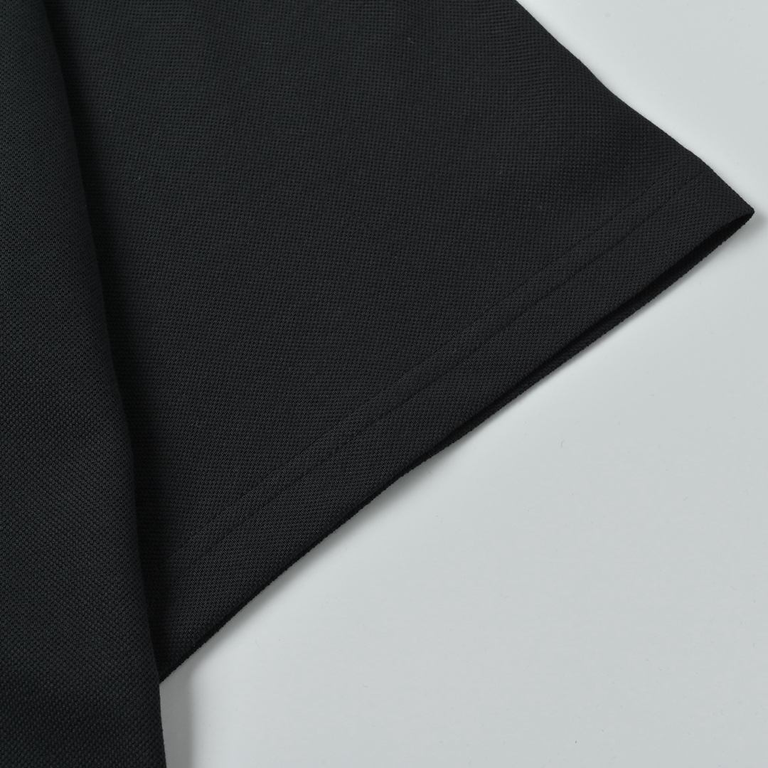 Balenciaga巴黎世家 新款可乐海浪Polo衫短袖 经典的黑白