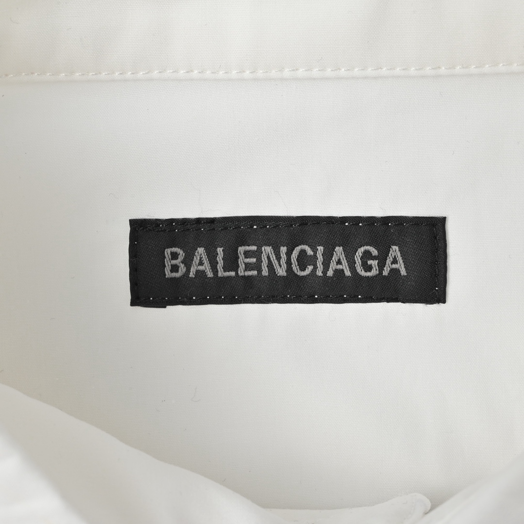 Balenciaga 巴黎世家 狮标刺绣曼联长袖衬衫