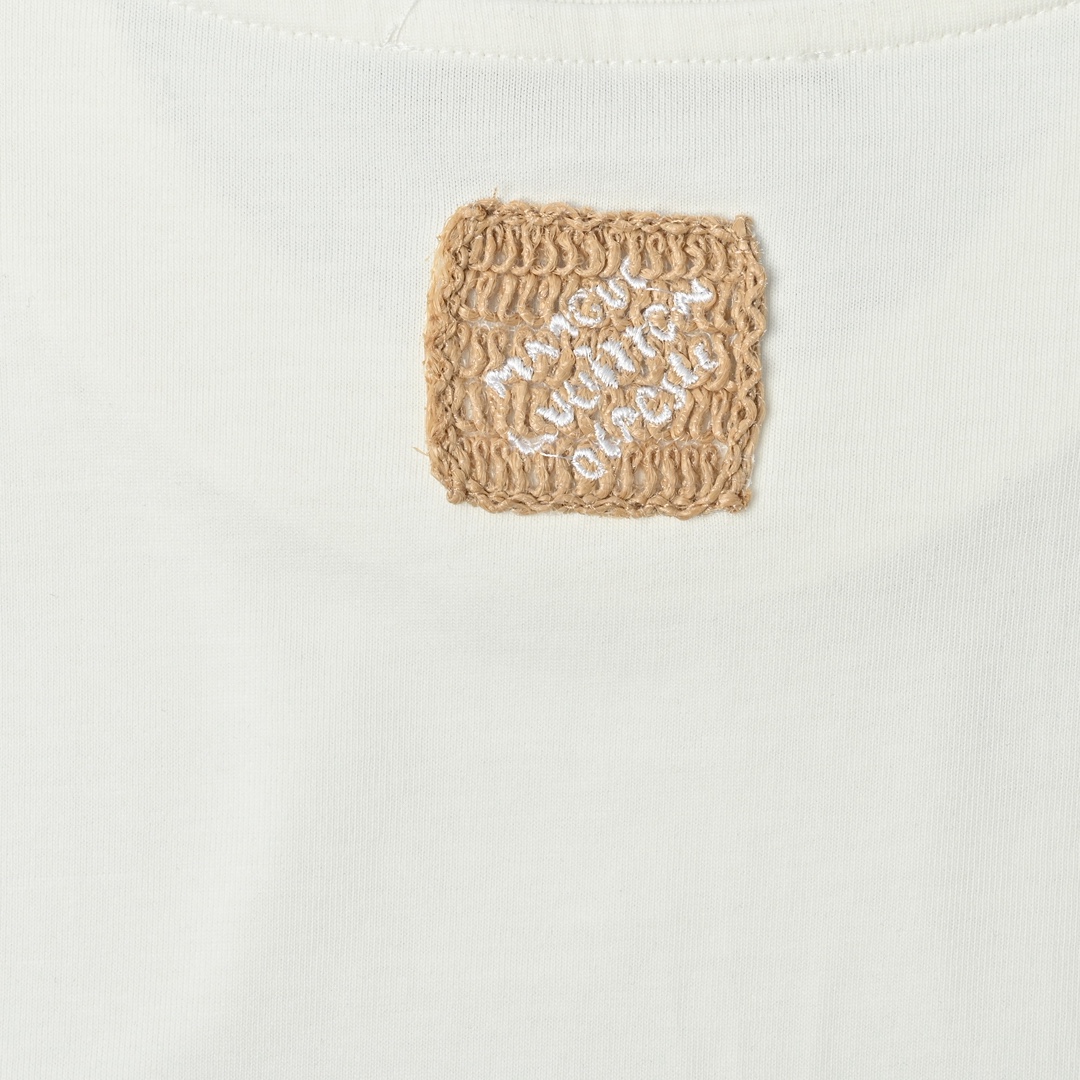 Louis Vuitton 路易威登 25ss 草绳标识短袖T恤