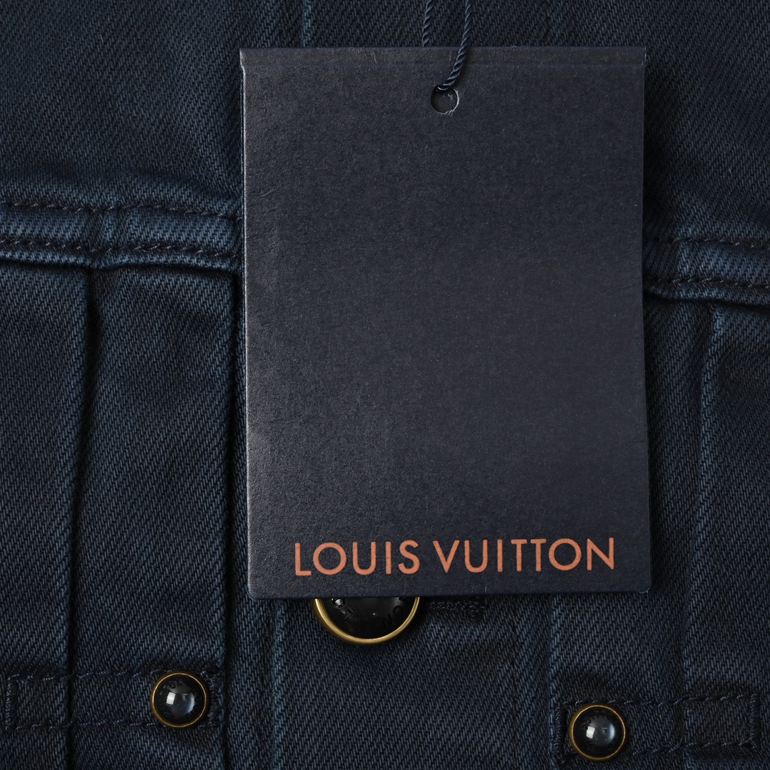 Louis Vuitton 路易威登 压花浮雕口袋牛仔外套