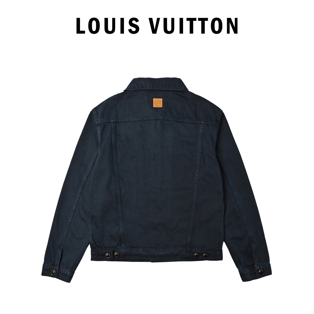 Louis Vuitton 路易威登 压花浮雕口袋牛仔外套