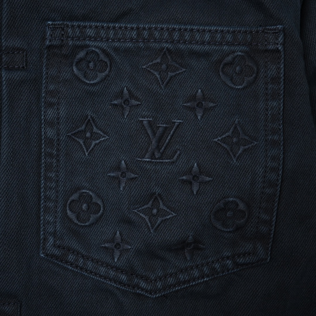 Louis Vuitton 路易威登 压花浮雕口袋牛仔外套