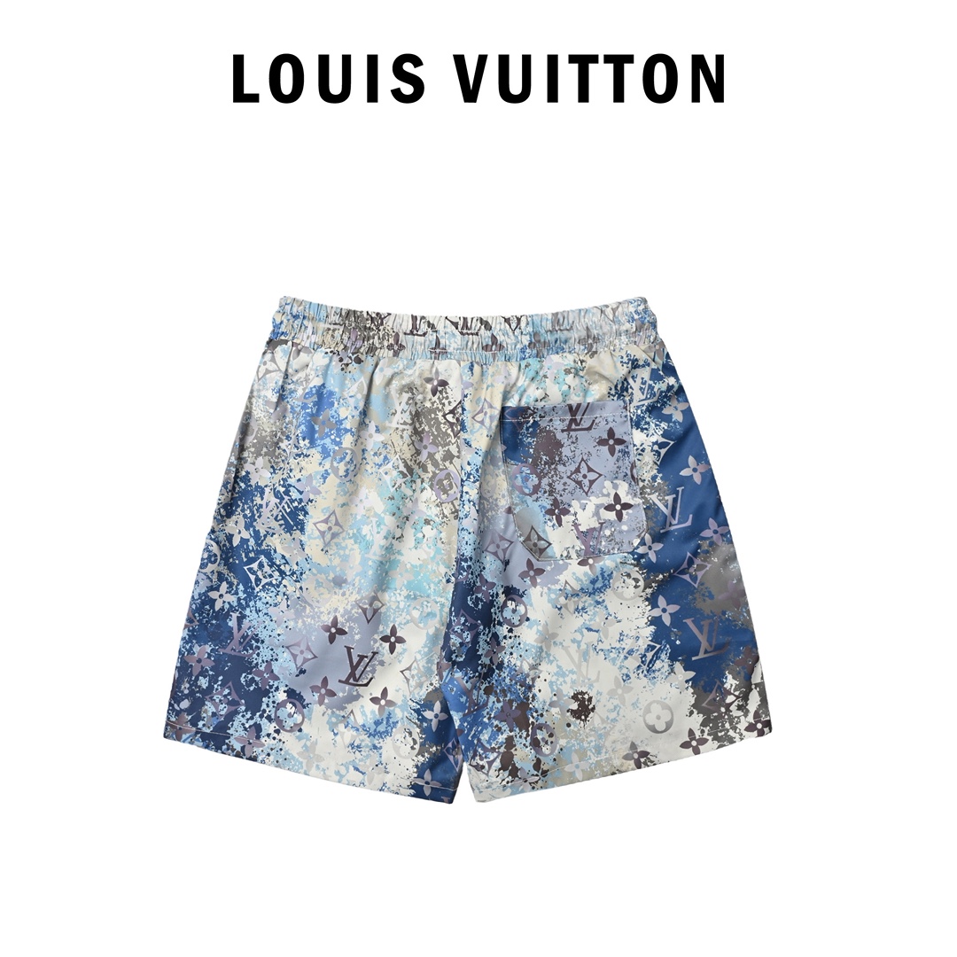 Louis Vuitton/路易威登 侧边条纹满印沙滩短裤-Chinese UA Cheap High Quatity Brand Clothes Bags handbags Sneakers wholesale wholesaler seller from China Factory suppliers Fashion Clothing Shoes best Quality Beautiful Price Louis Vuitton/路易威登 侧边条纹满印沙滩短裤