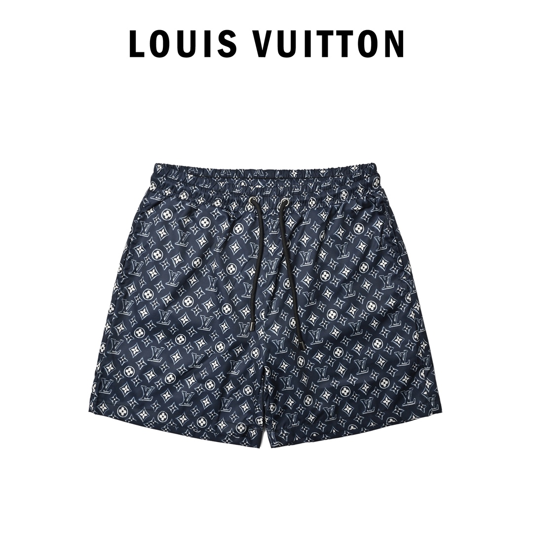 Louis Vuitton/路易威登 满印老花提花沙滩短裤