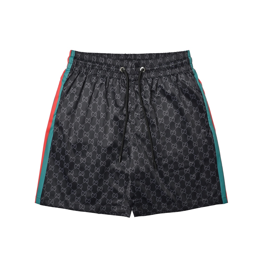 Gucci 古驰 侧面织带提花沙滩短裤-Chinese UA Cheap High Quatity Brand Clothes Bags handbags Sneakers wholesale wholesaler seller from China Factory suppliers Fashion Clothing Shoes best Quality Beautiful Price Gucci 古驰 侧面织带提花沙滩短裤