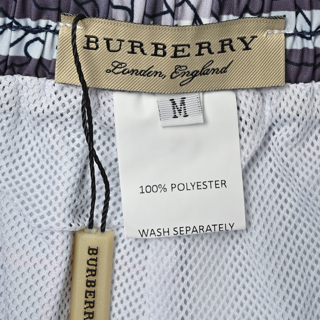 Burberry/巴宝莉 经典大格子沙滩短裤