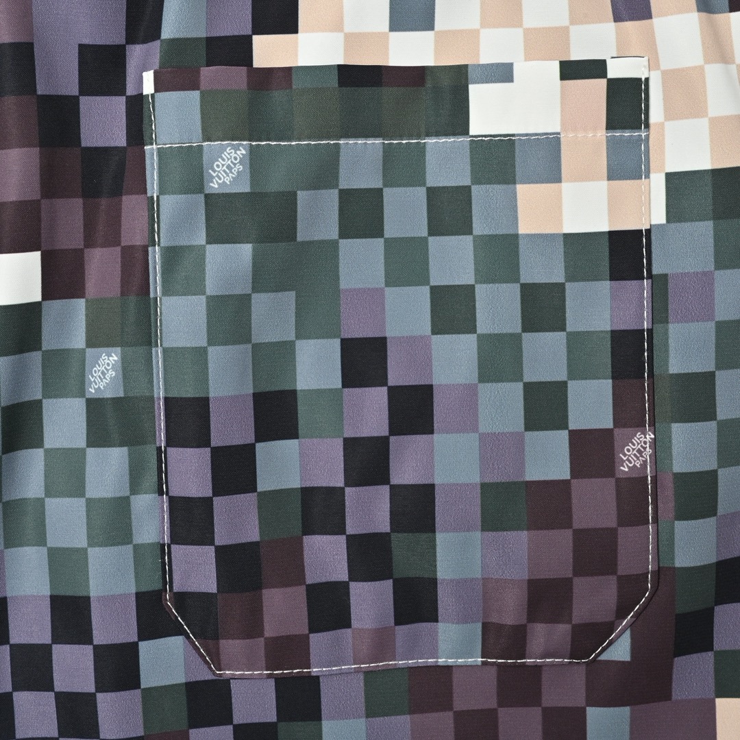 LOUIS VUITTON/路易威登 马赛克老花沙滩短裤