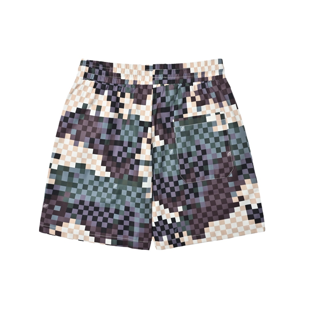 LOUIS VUITTON/路易威登 马赛克老花沙滩短裤