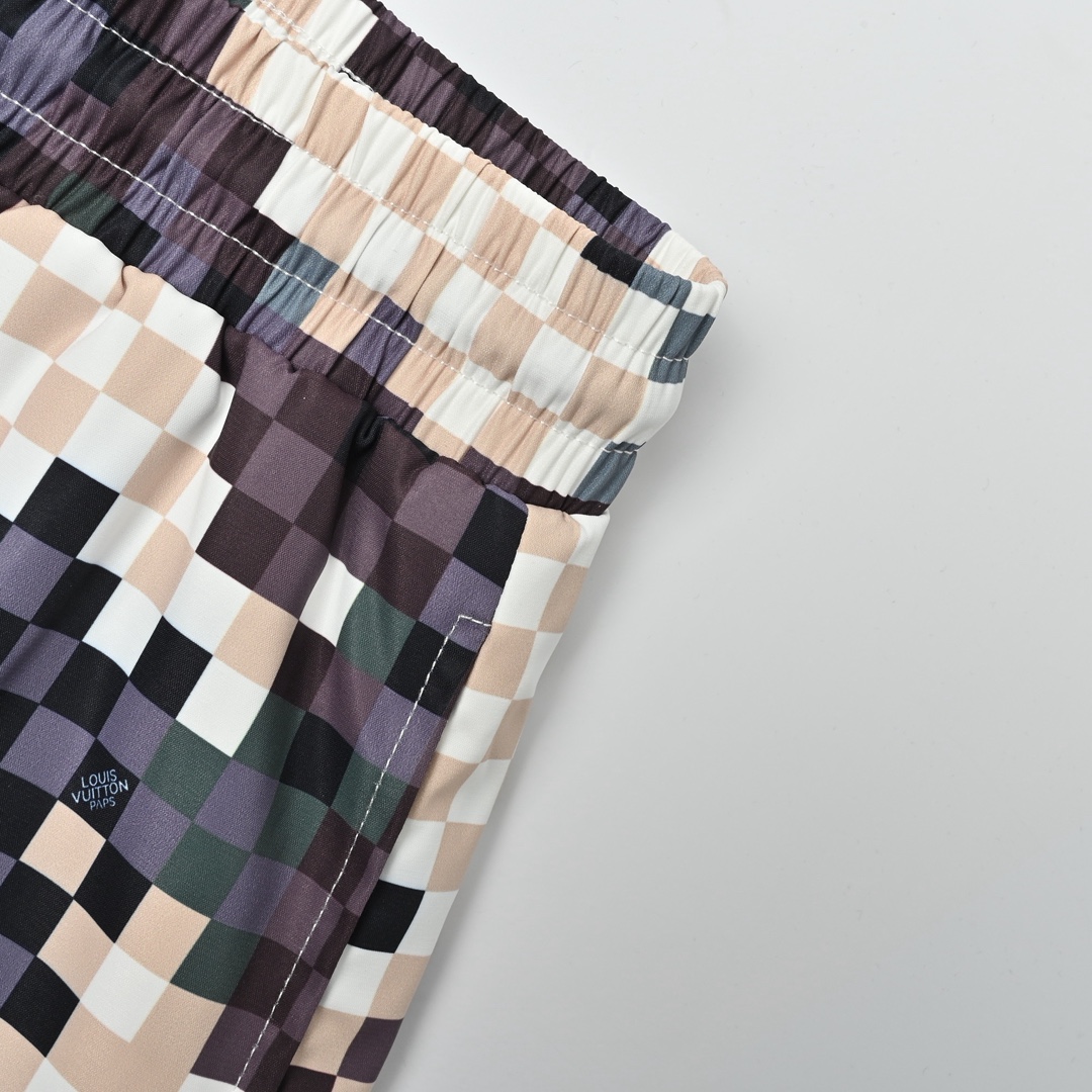 LOUIS VUITTON/路易威登 马赛克老花沙滩短裤