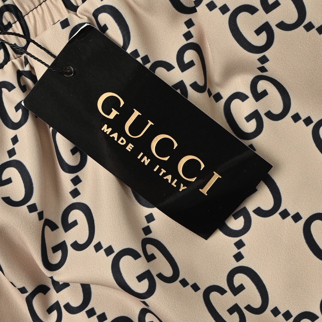 Gucci 古驰 双G字母沙滩短裤