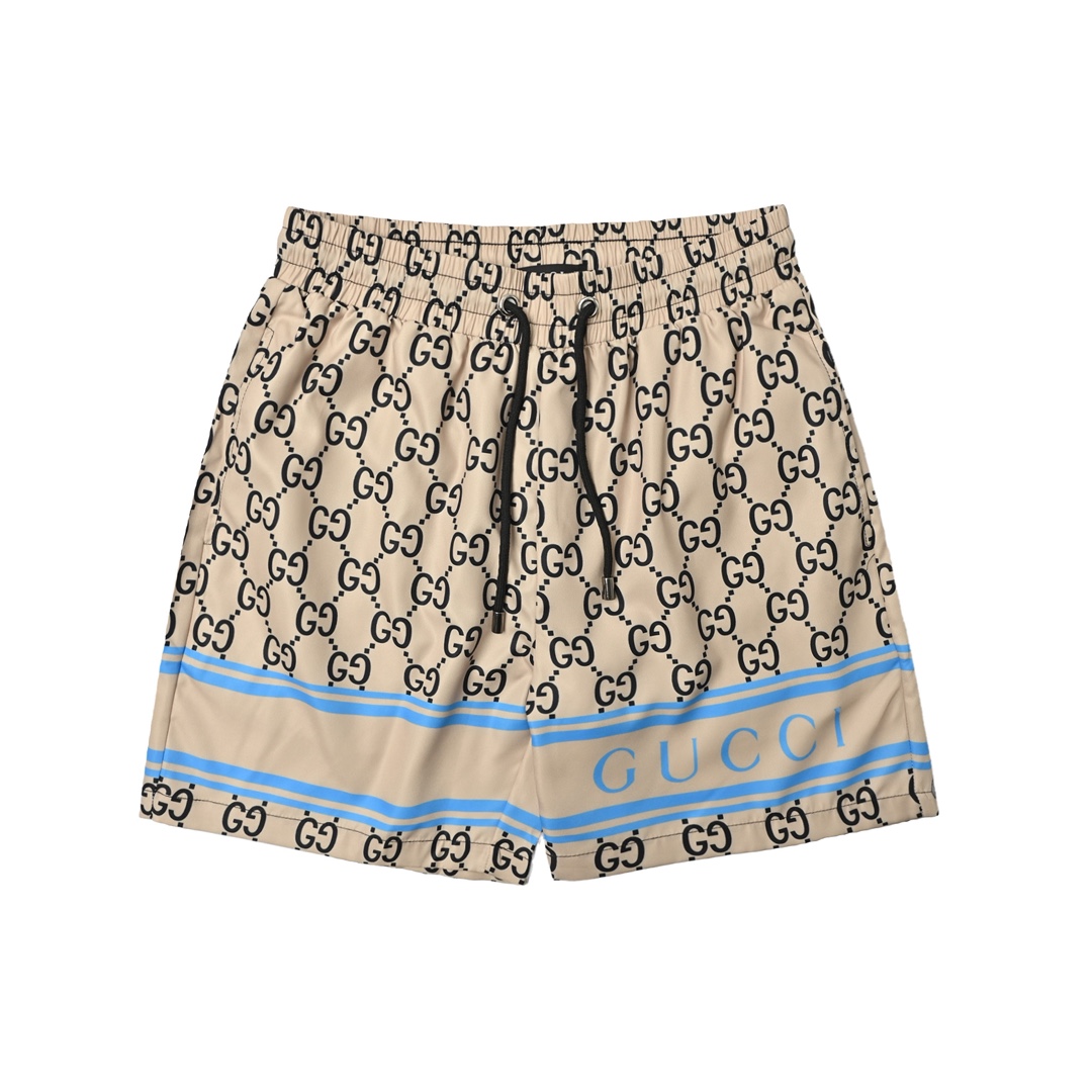 Gucci 古驰 双G字母沙滩短裤