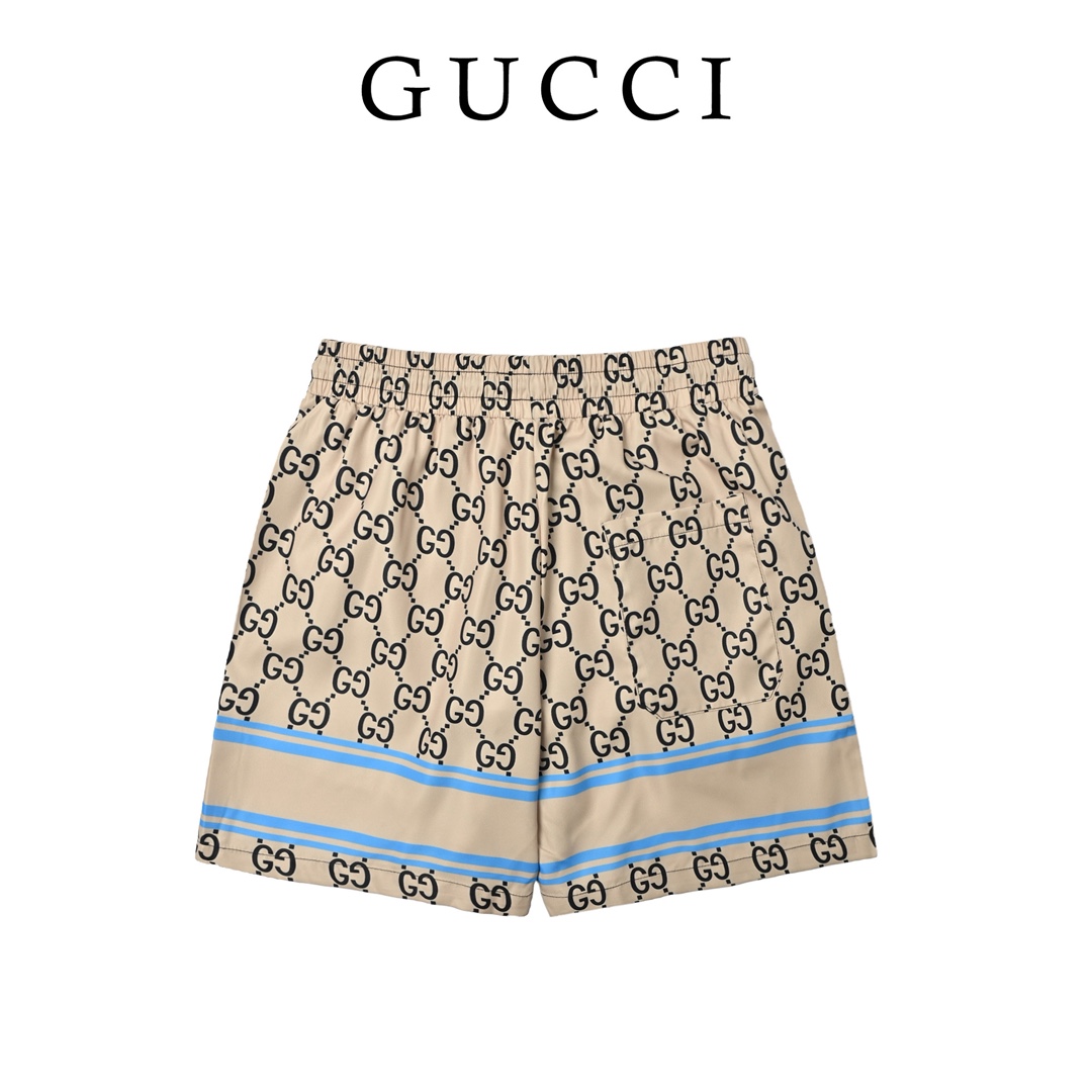 Gucci 古驰 双G字母沙滩短裤