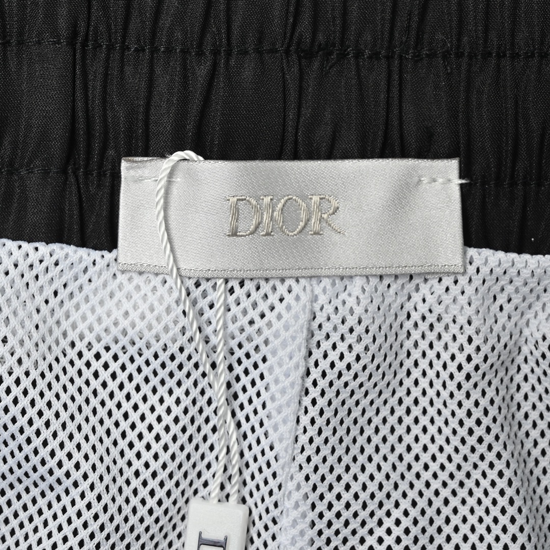 Dior 迪奥 刺绣字母后口袋沙滩短裤